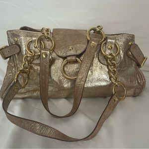 NWOT Mauricio Taiuti Leather Bag fit for a QUEEN!